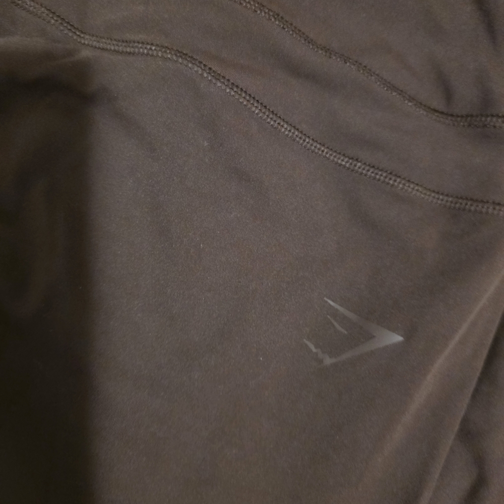 Gymshark Boot Cut & Flare Pants in Dark Brown - Picture 3 of 3
